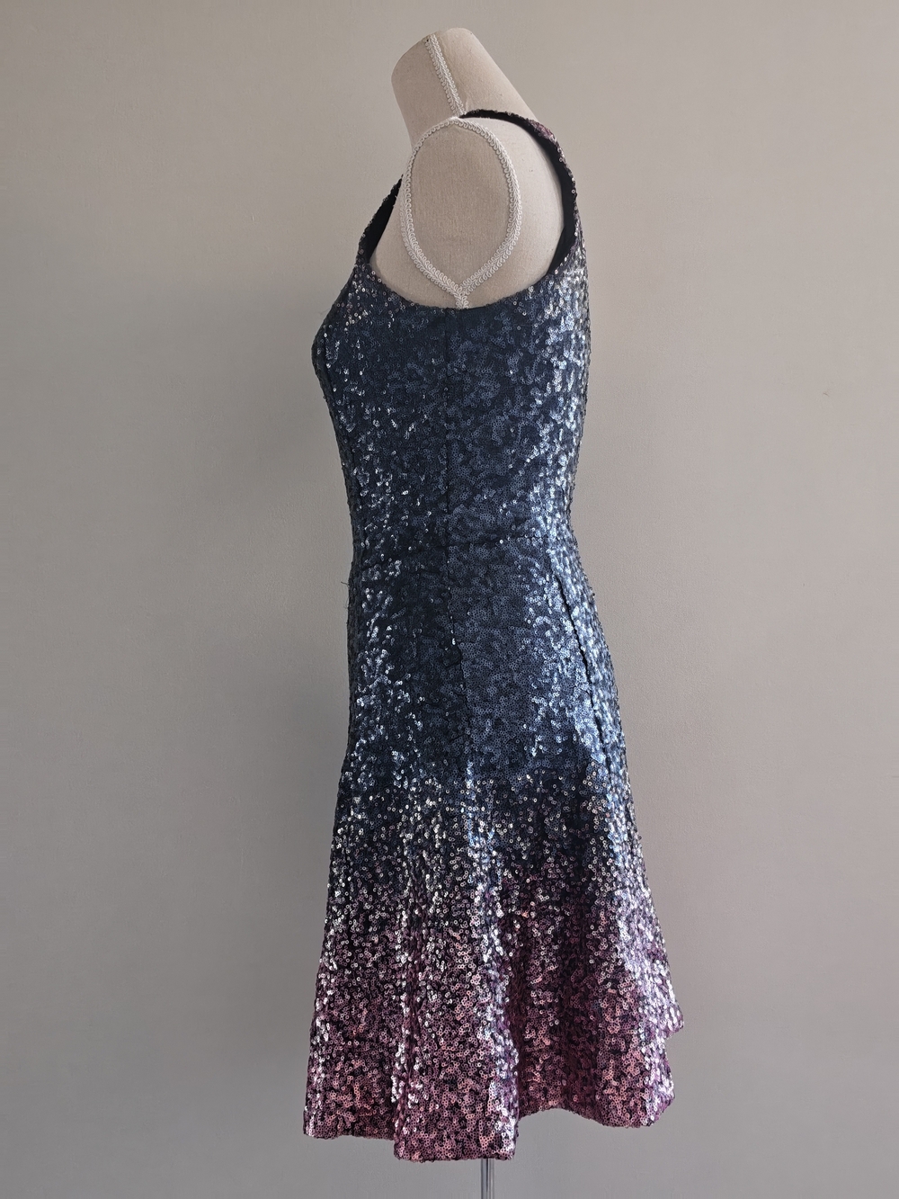 Dress the Population Andi Rose Gold to Black Ombre Sequin Mini Dress - Picture 13 of 16